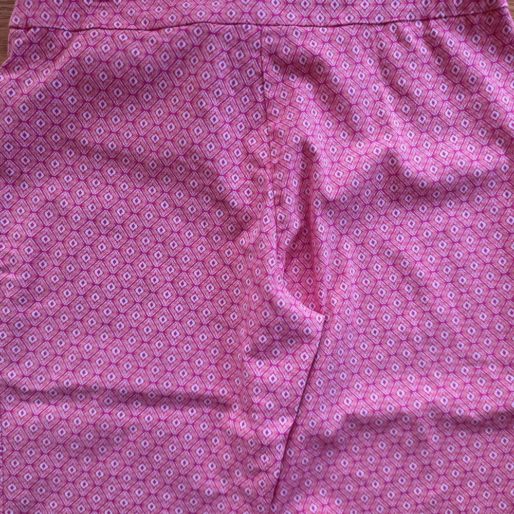 Ruby Rd. Pink and White Patterned Pants - Picture 5 of 7